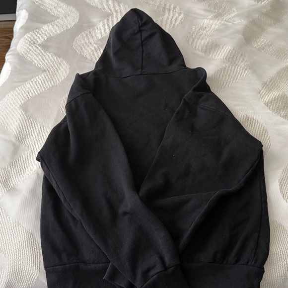 Black Italia Hoodie with Flag Design - Picture 6 of 6